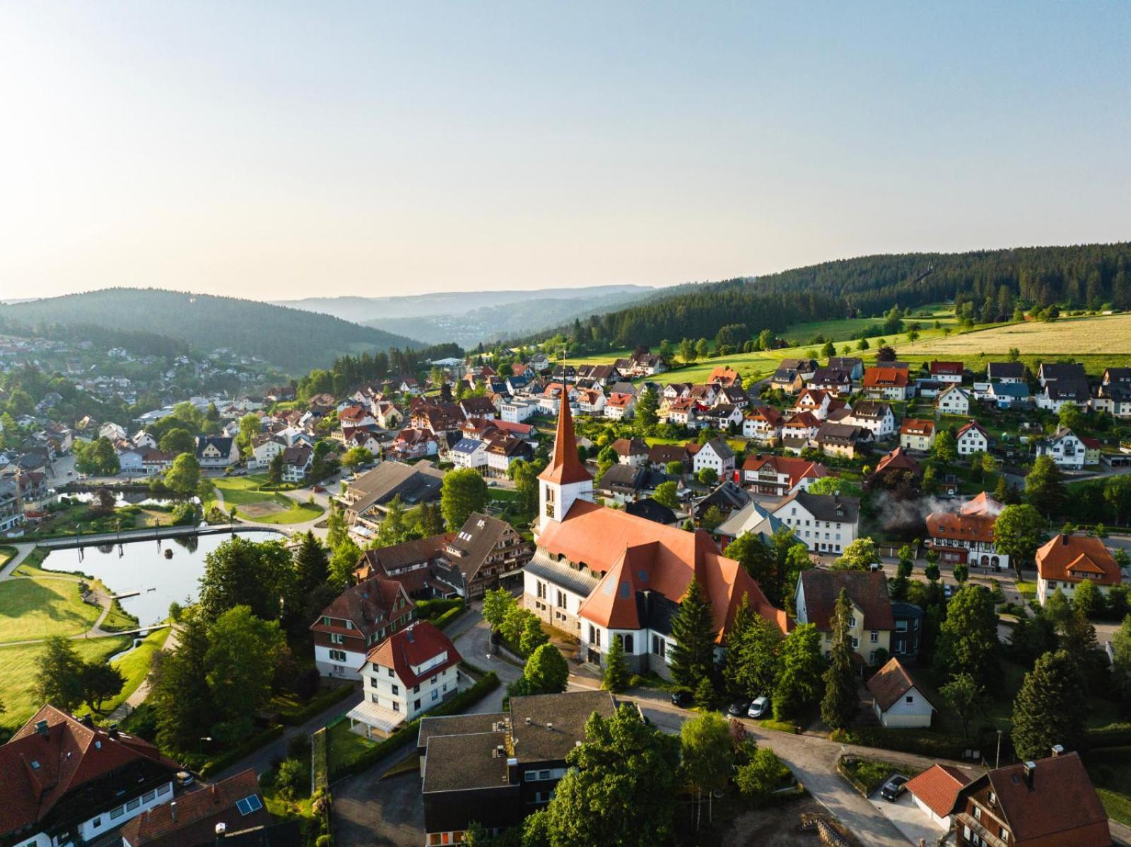 Landhaus Panoramablick Schonach im Schwarzwald Bagian luar foto
