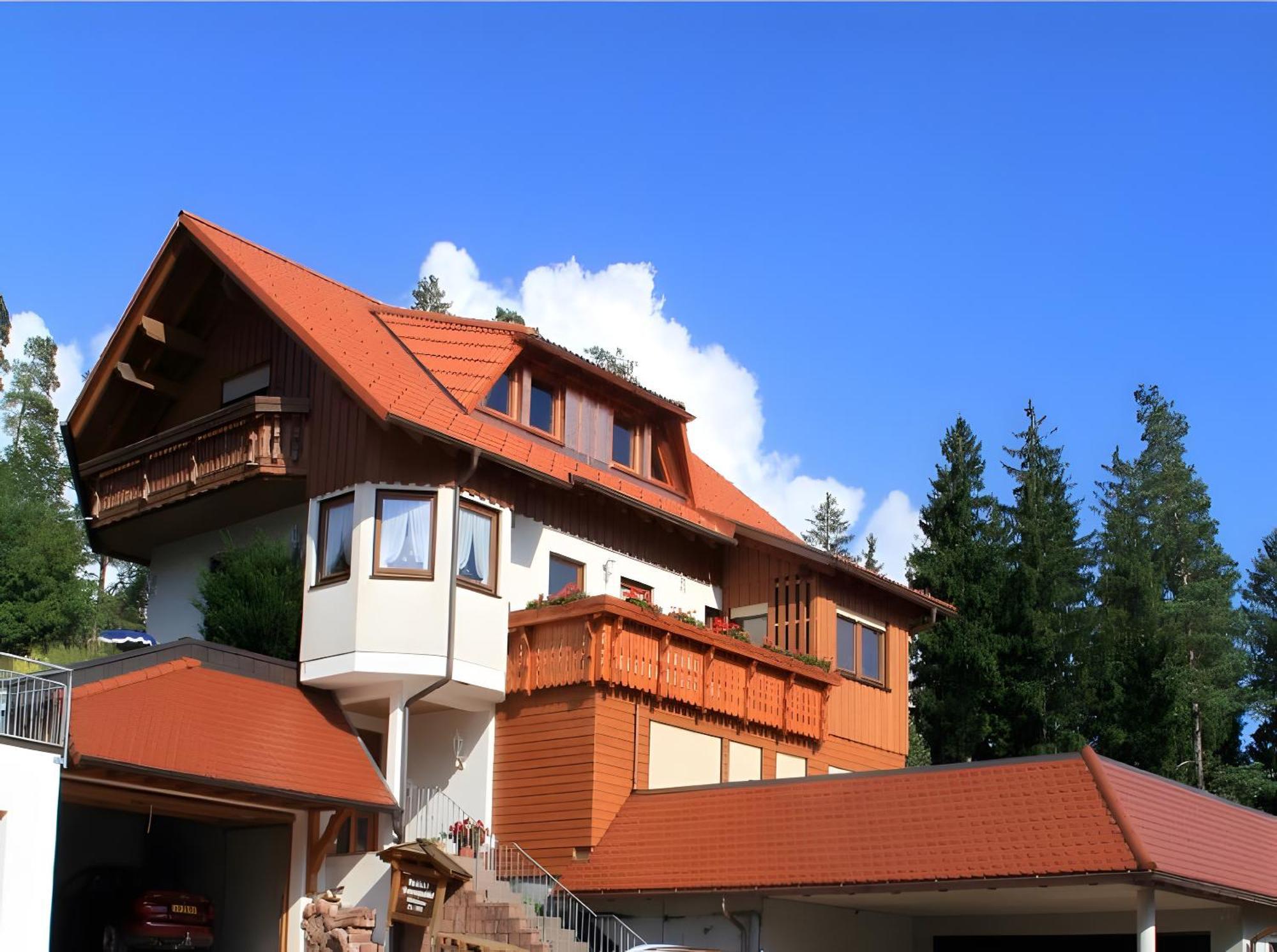 Landhaus Panoramablick Schonach im Schwarzwald Bagian luar foto