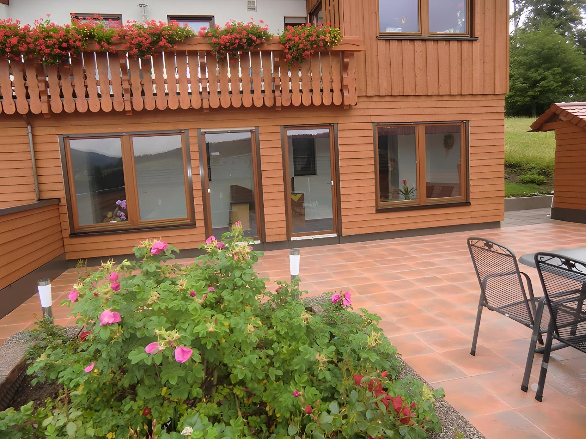 Landhaus Panoramablick Schonach im Schwarzwald Bagian luar foto